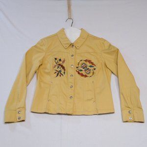 A.M.I. Customized Embroidered w/ Swarovski Rhinestones Western Style Med. Jacket
